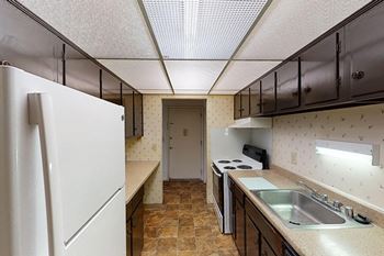 Fully equipped kitchen with ample storage